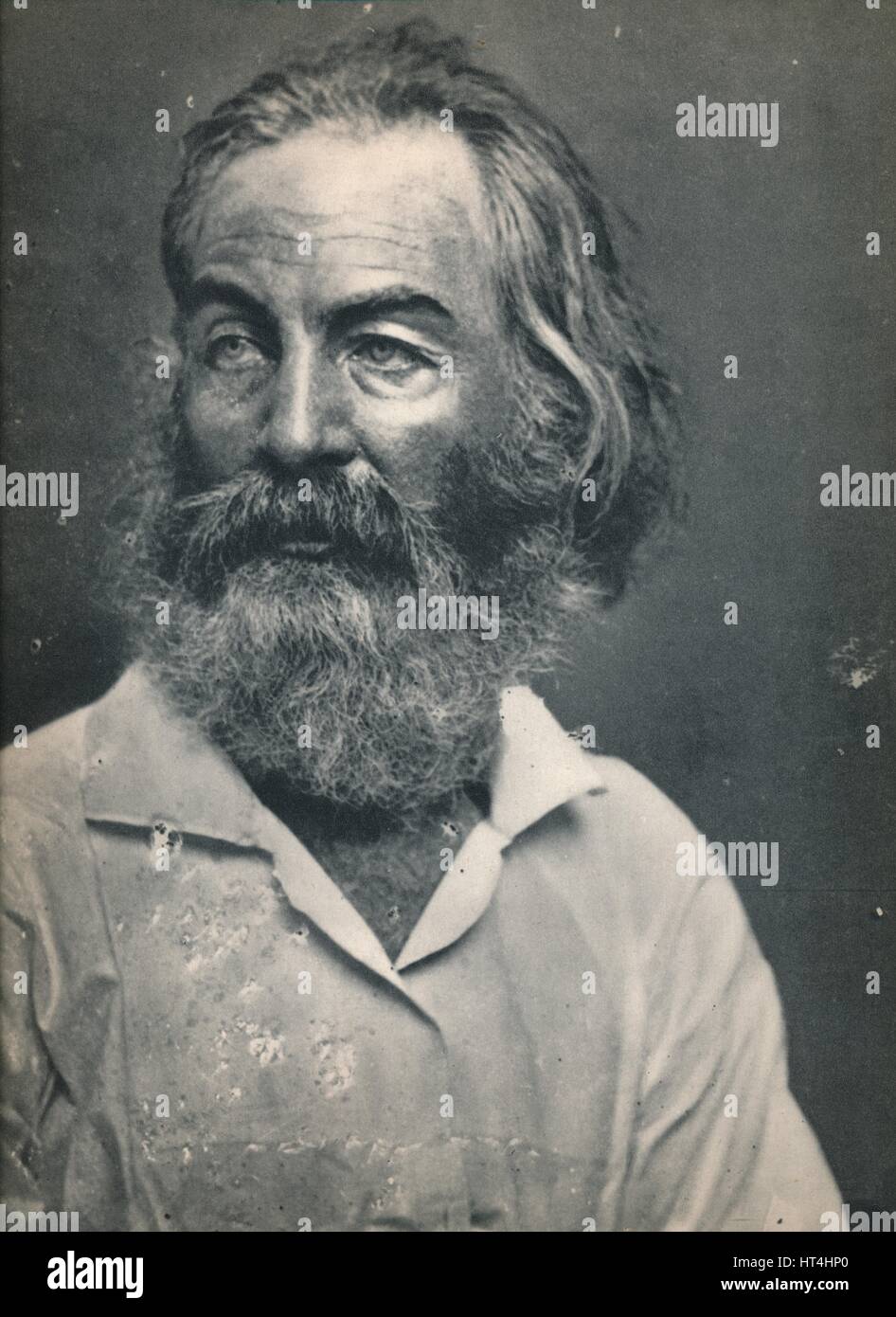 "Walt Whitman", c1862, (1939). Künstler: Mathew Brady. Stockfoto