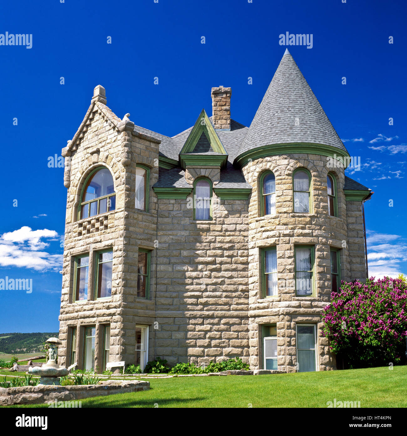 Das Schloss in white Sulphur Springs, montana Stockfoto