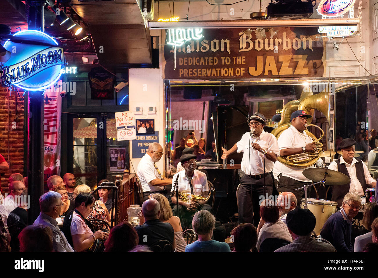 Historische Orte der Jazz in New Orleans Louisiana USA Stockfoto