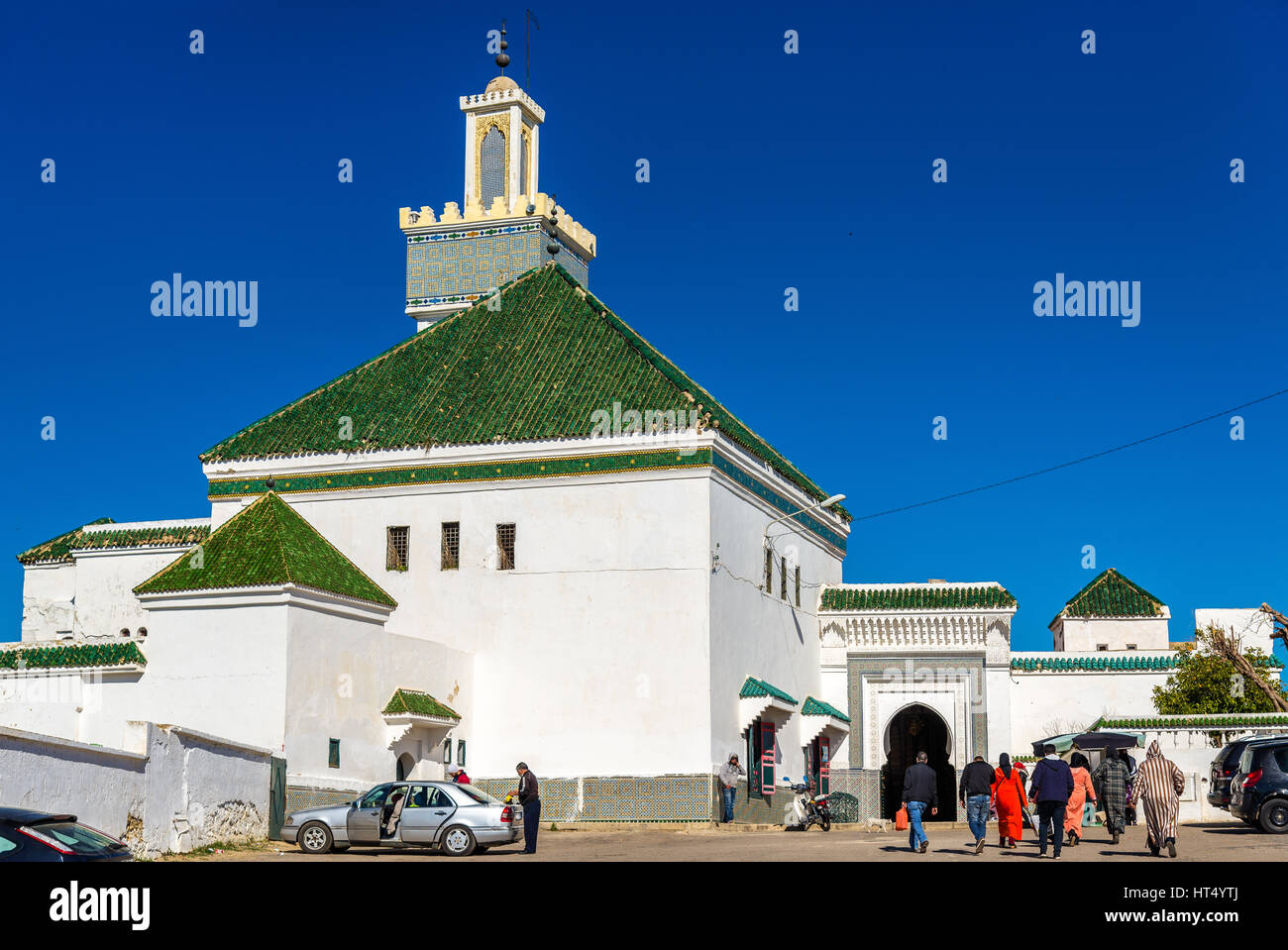 Cheikh El Kamel Mausoleum in Meknès, Marokko Stockfoto