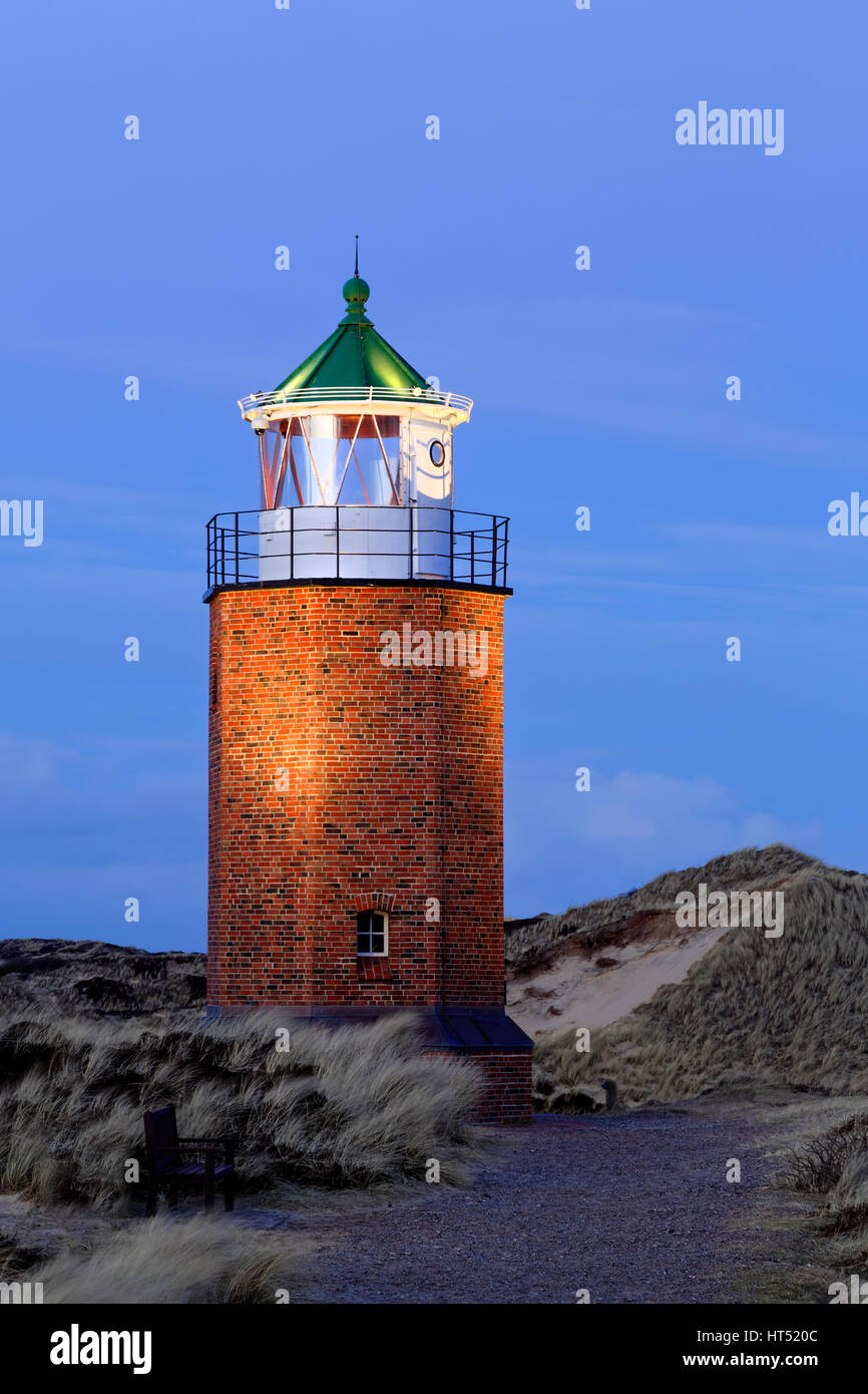 Der alte Leuchtturm, Kampen, Sylt, Nordfriesland, Schleswig- Holstein, Deutschland Stockfoto