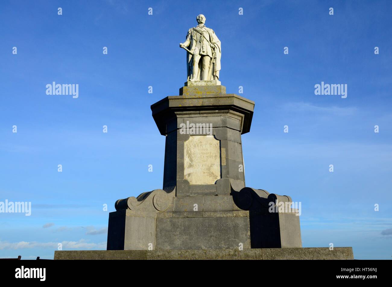 Memoria, Prinz Albert Commomorative Memorial Tenby Wales Cymru UK GB Stockfoto