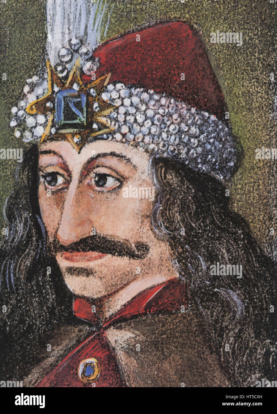 VLAD der PFÄHLER (C 14430-c1476)-Fürst der Walachei Stockfoto