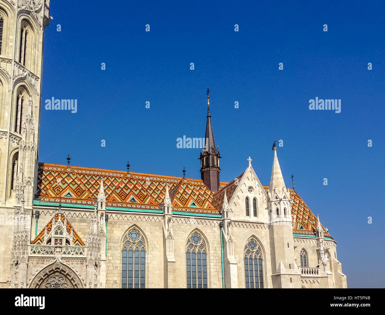 Mathias Kirche - Budapest, Ungarn Stockfoto