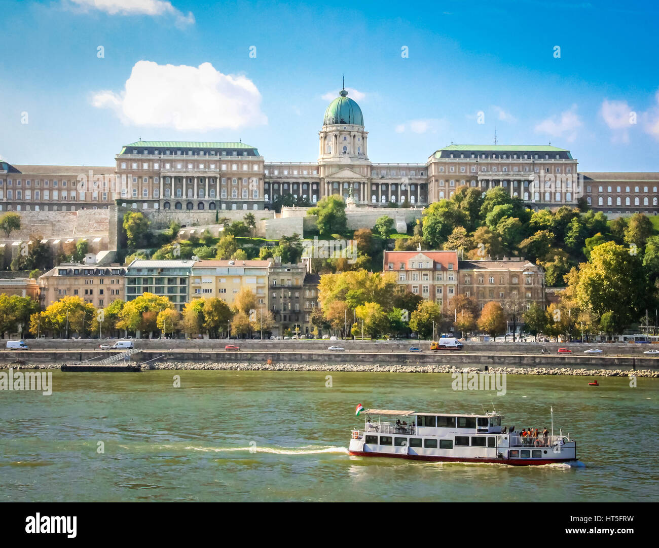 Budaer Burg - Budapest, Ungarn Stockfoto