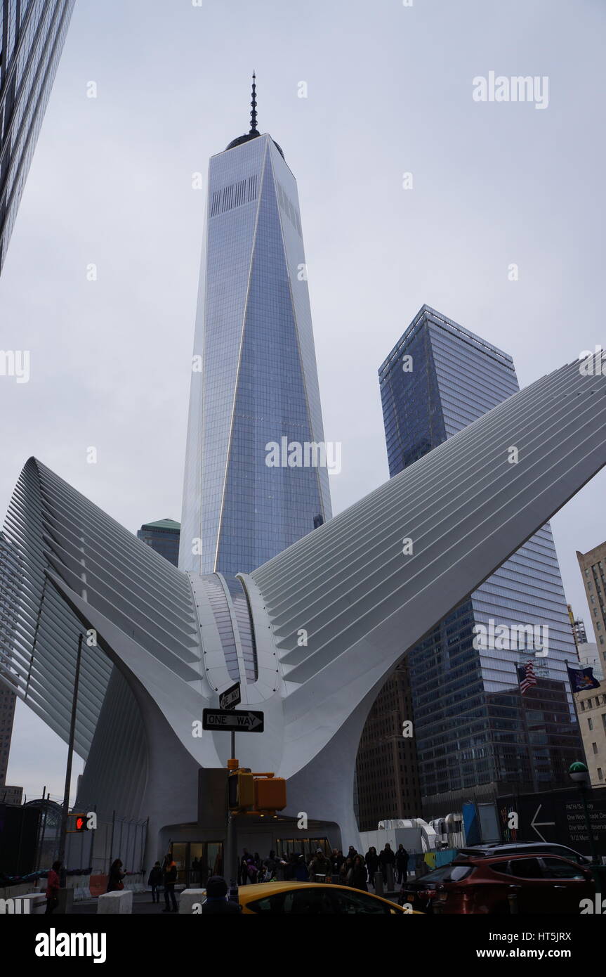 ONE WORLD TRADE CENTER GEBÄUDE Stockfoto