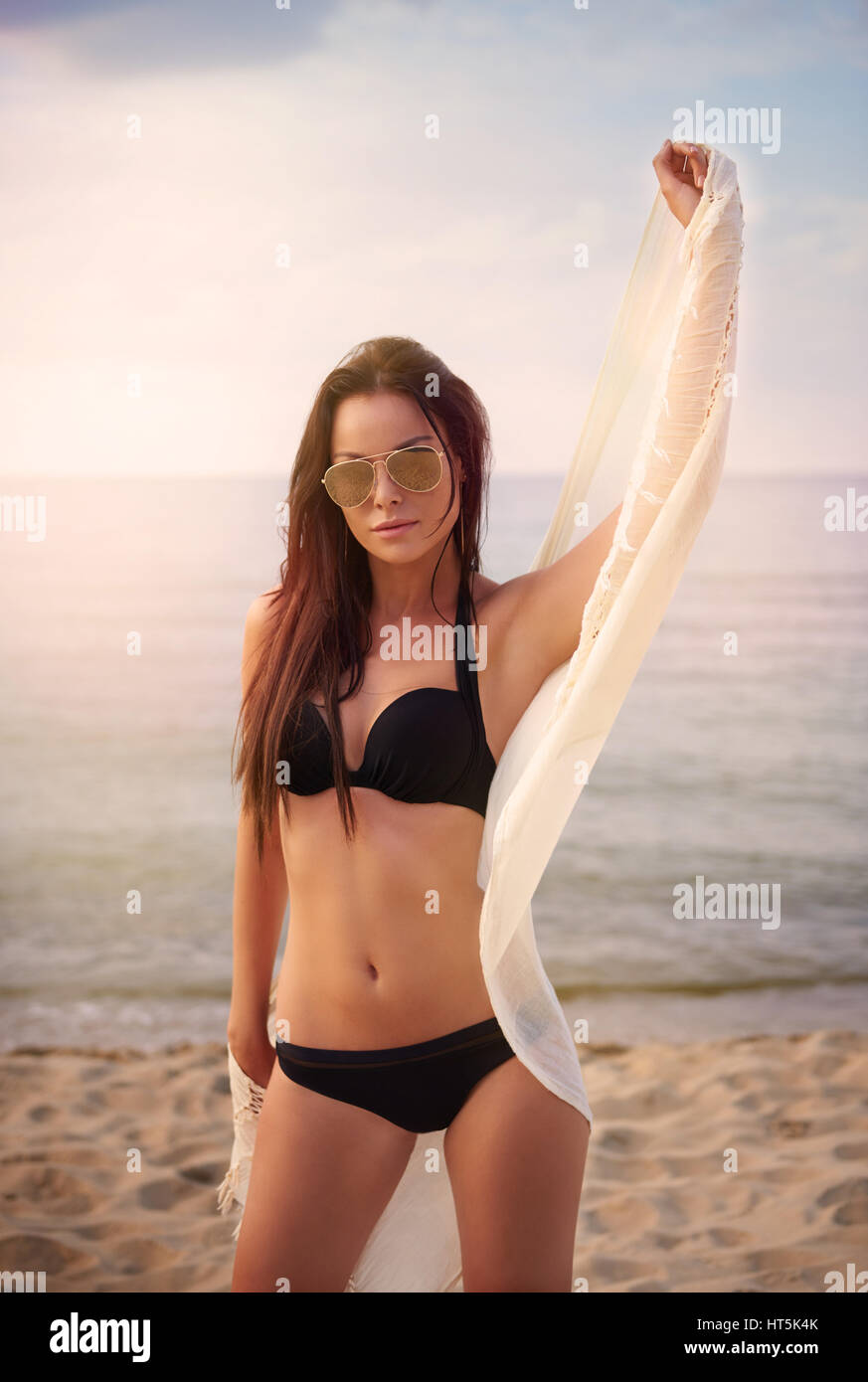 Perfekten Körper von attraktiven Frau Stockfoto