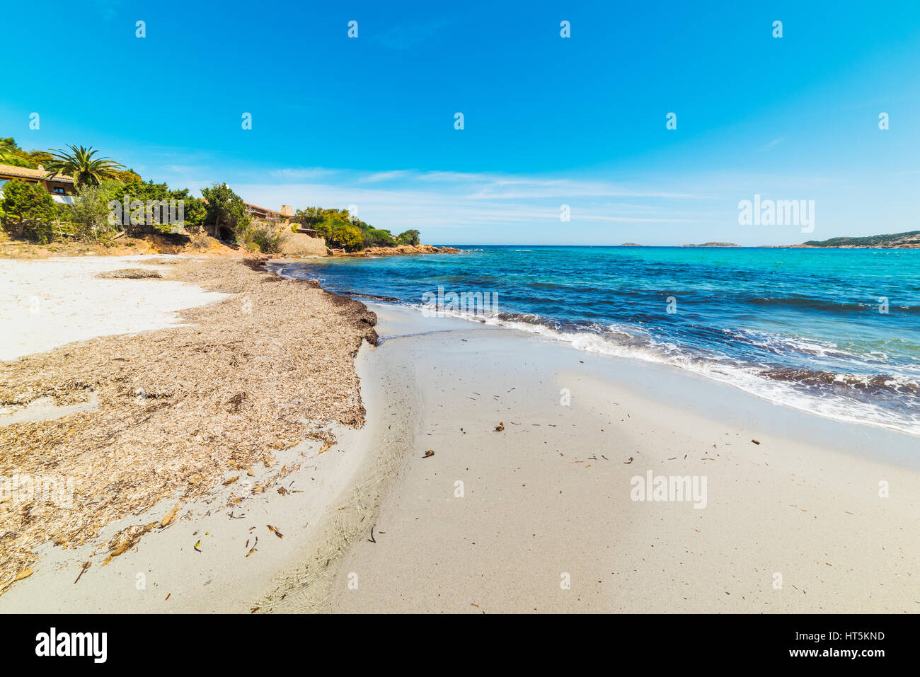 Piccolo Pevero Strand an der Costa Smeralda, Sardinien Stockfotografie
