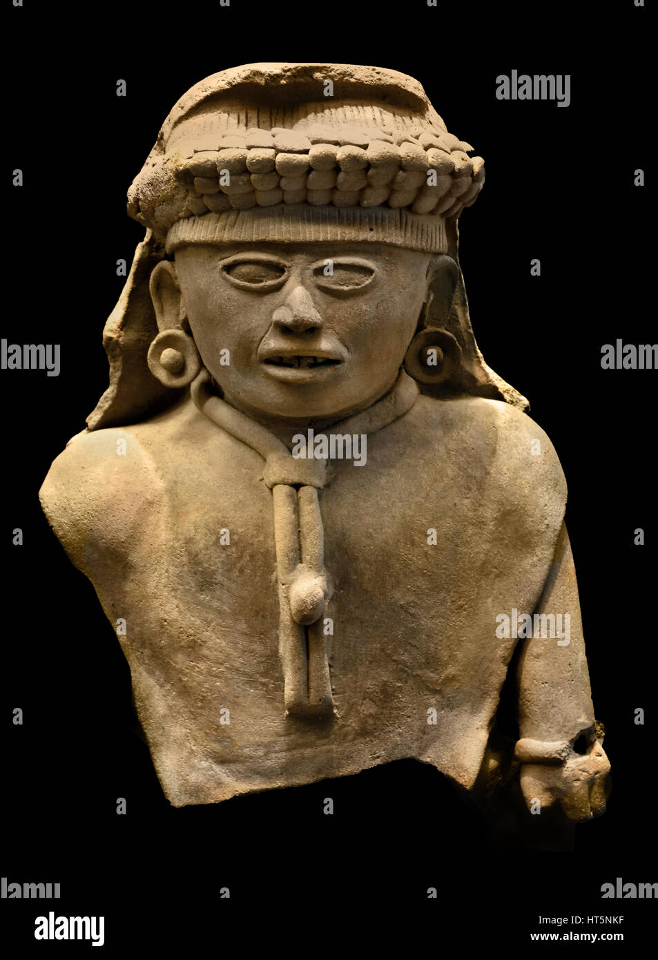 Stein, Figur, klassische Veracruz Mexiko Veracruz 49 x 31,5 x 20 cm 100 bis 1697 AD El Tajín Kultur. Zivilisation Pre Columbian mesoamerikanischen Mexiko Mittelamerika American Stockfoto