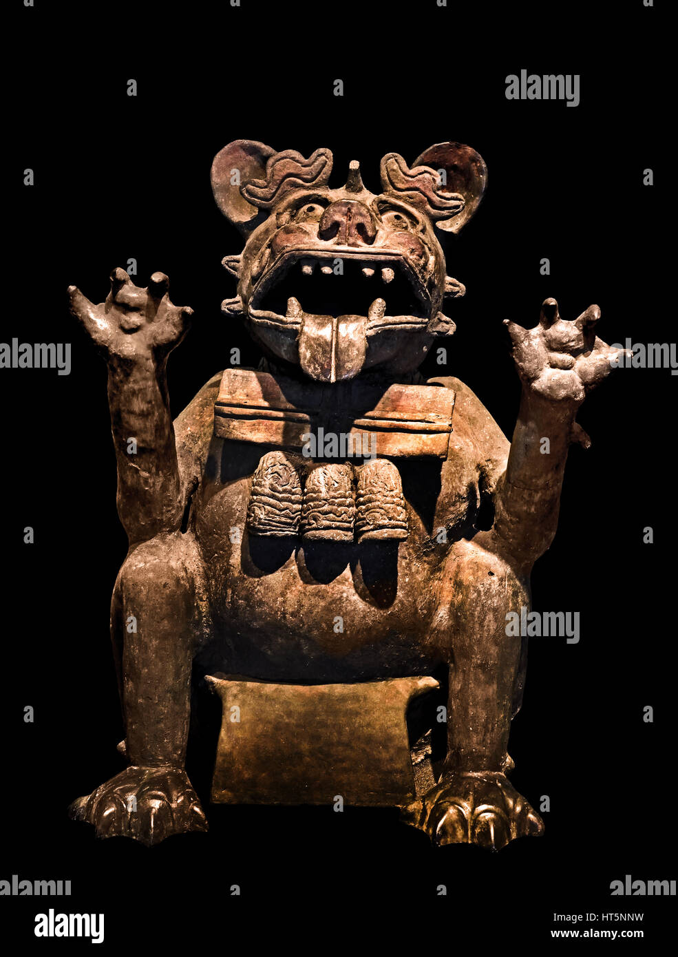 Bat Gott Tontopf 418-735 Mexiko Oaxaca zapotekischen (Kultur) 64,5 x 53 x 46,8 cm Zapoteken Zapotec Zivilisation Pre Columbian Mesoamerican Mittelamerika 500 v. Chr. - 900 n. Chr. American. Stockfoto