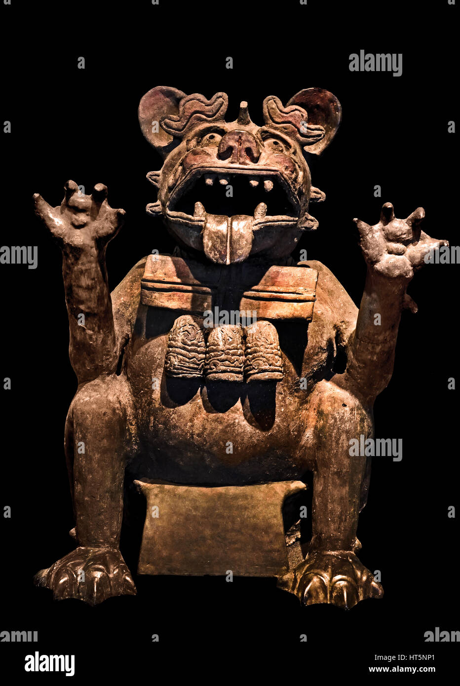 Bat Gott Tontopf 418-735 Mexiko Oaxaca zapotekischen (Kultur) 64,5 x 53 x 46,8 cm Zapoteken Zapotec Zivilisation Pre Columbian Mesoamerican Mittelamerika 500 v. Chr. - 900 n. Chr. American. Stockfoto
