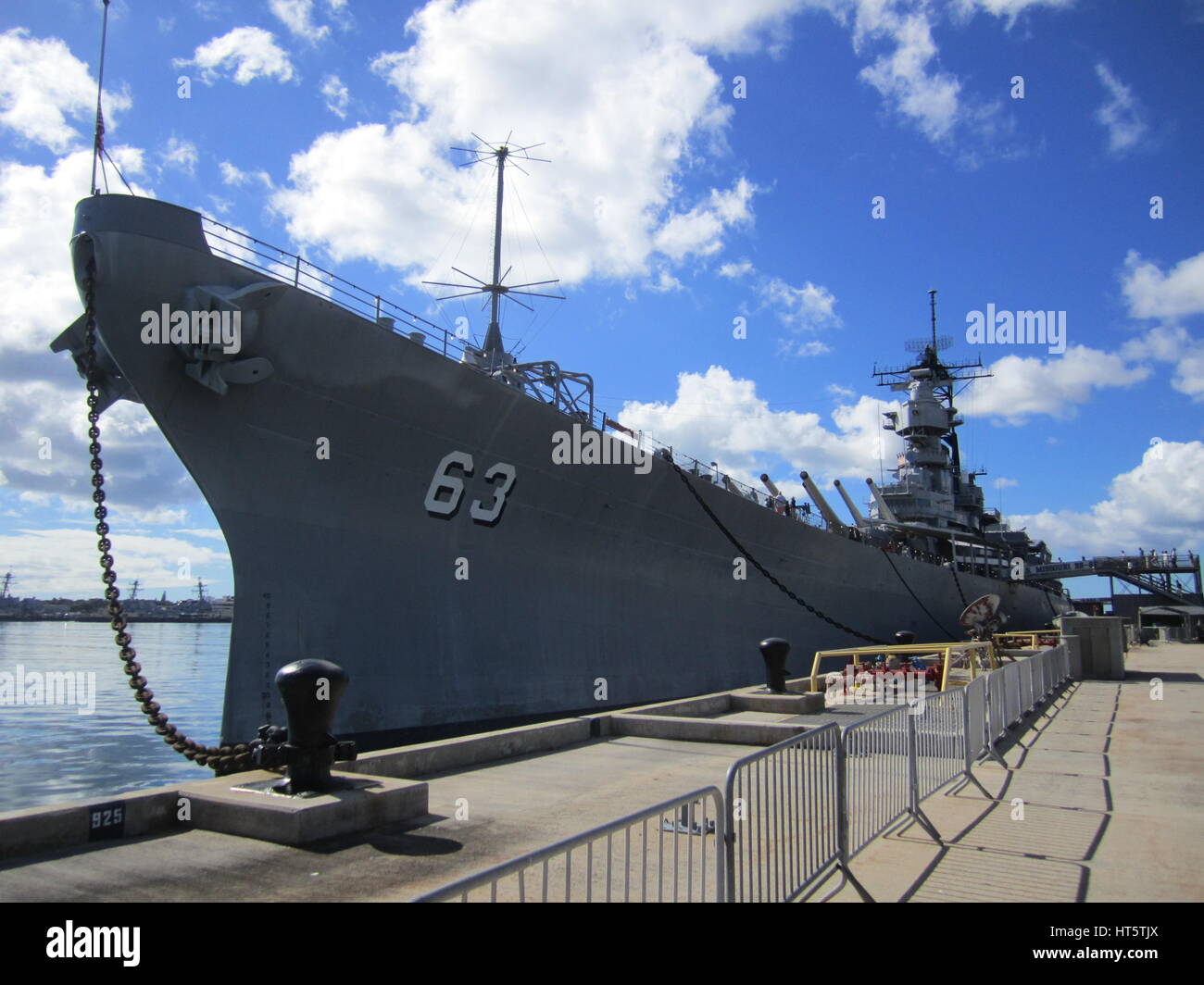 USS Missouri, Ford Insel Pearl Harbor, HI Stockfoto