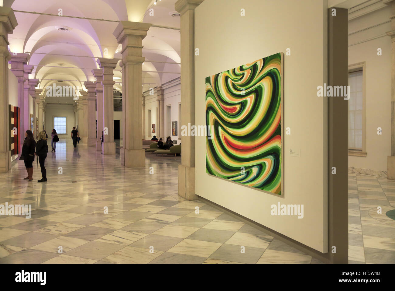 Ausstellung Hall des Lincoln Galerie am Smithsonian American Art Museum aka VSV in Washington DC. USA Stockfoto