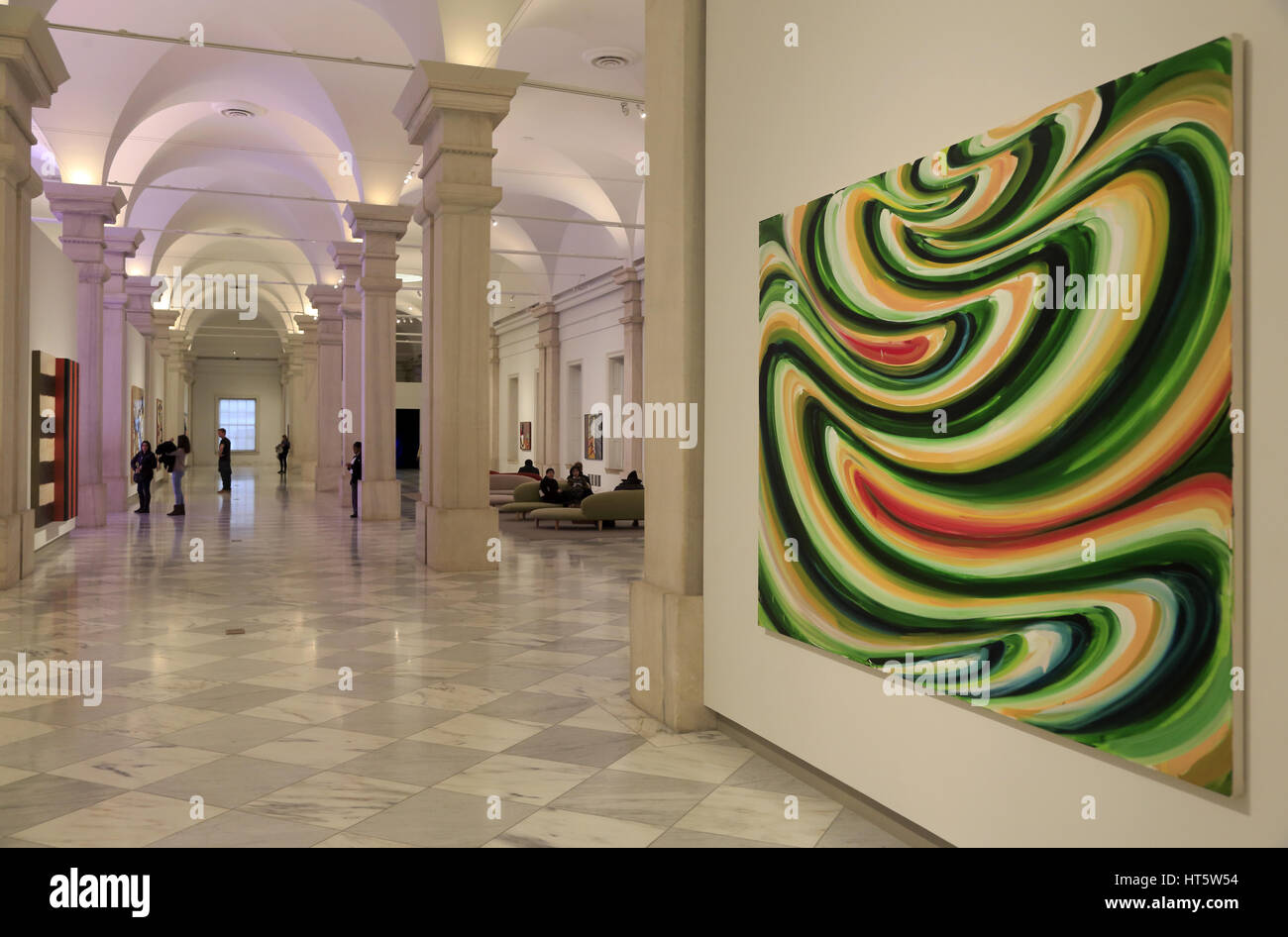 Ausstellung Hall des Lincoln Galerie am Smithsonian American Art Museum aka VSV in Washington DC. USA Stockfoto