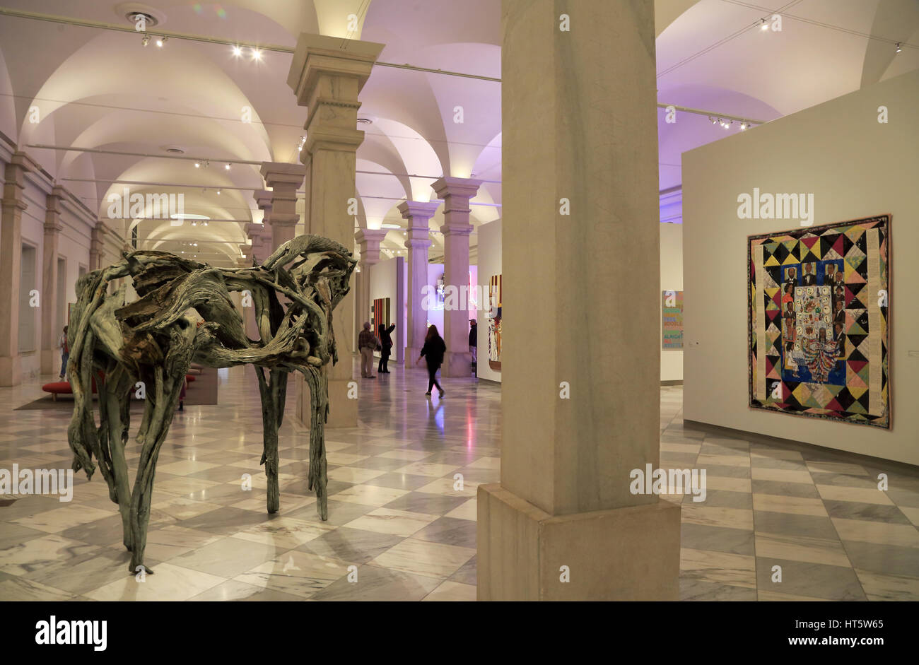 Ausstellung Hall des Lincoln Galerie am Smithsonian American Art Museum aka VSV in Washington DC. USA Stockfoto