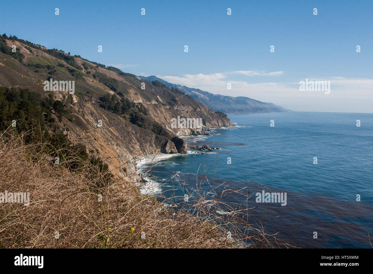 Dramatische Küste von Big Sur, Kalifornien. Stockfoto
