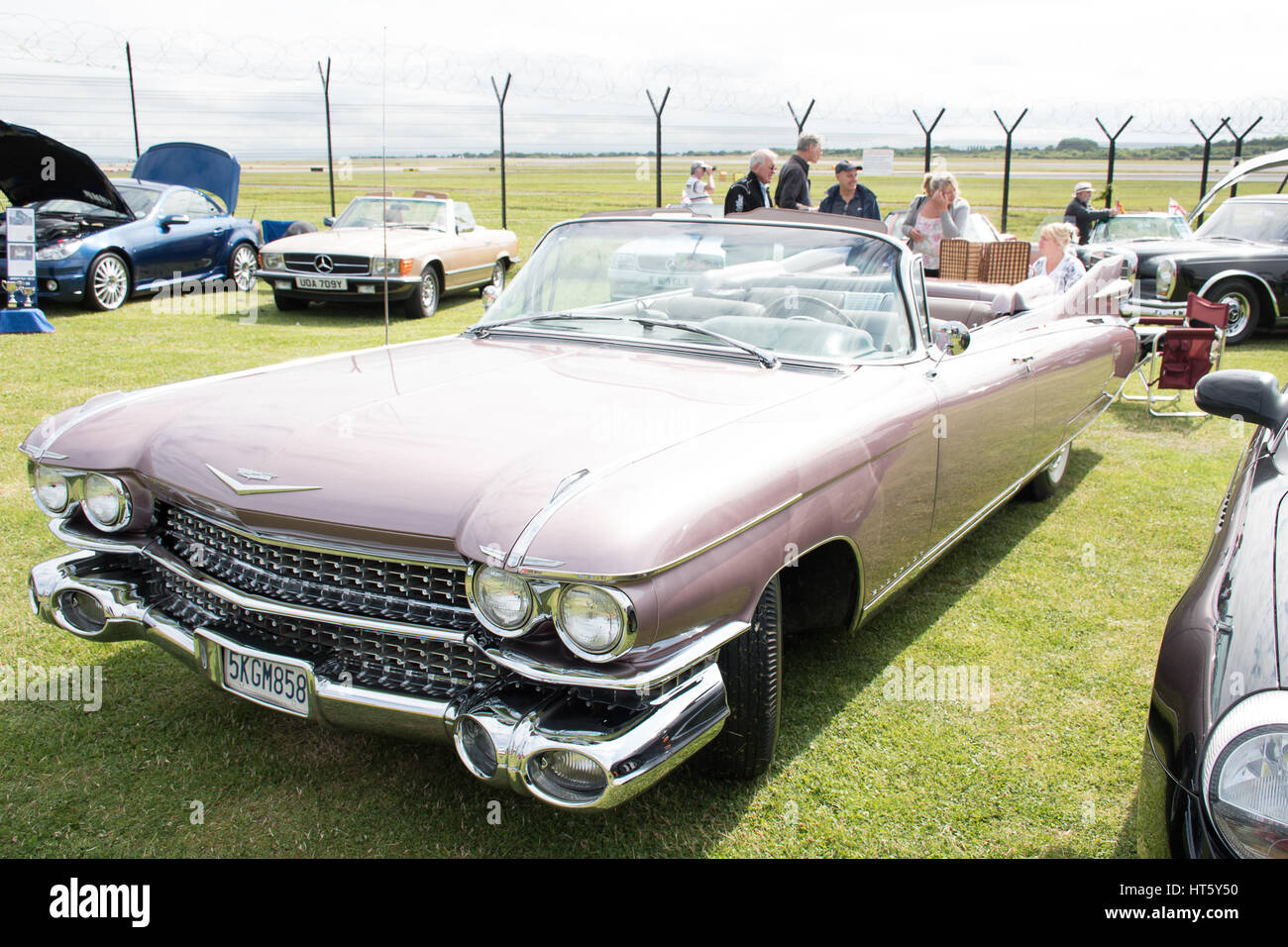 MANCHESTER, Vereinigtes Königreich - 11. Juli 2015: A Cadillac Eldorado-Oldtimer. Juli 2015. Stockfoto
