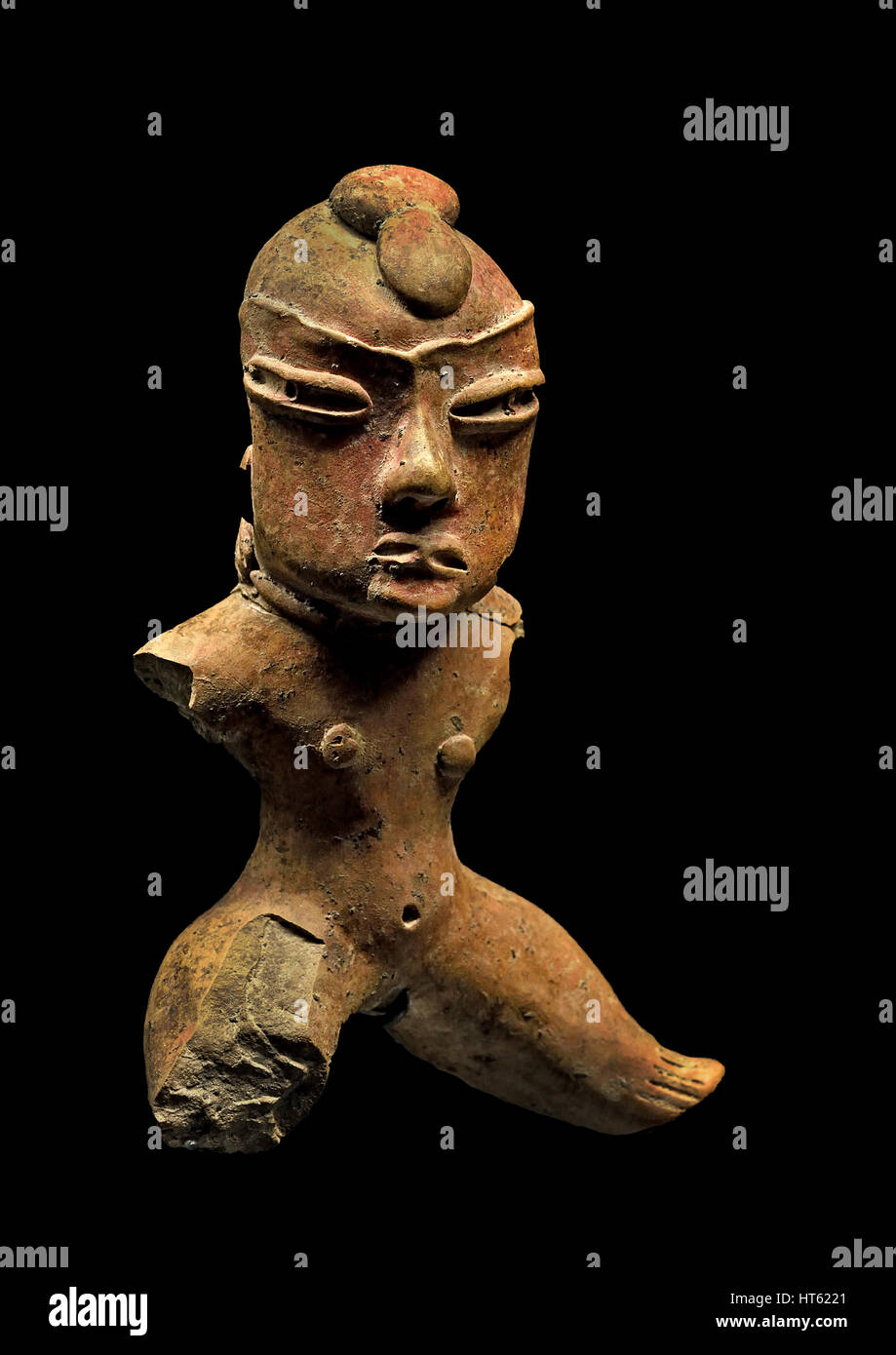 Clay Figur Pre klassische Mexiko 13,5 x 9,2 x 4,2 cm der Maya - Maya - Maya Mexiko mesoamerikanischen - Pre Columbian Zivilisation Mittelamerika (2600 v. Chr. - 1500 n. Chr.)-American Stockfoto