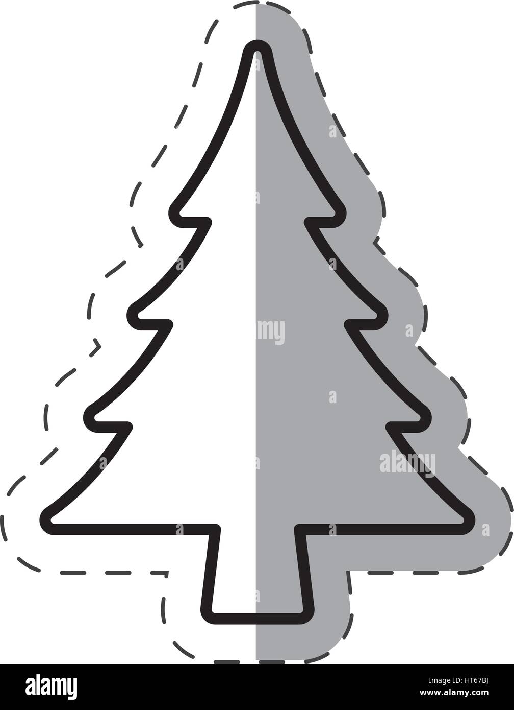 Baum Tanne Stock Vektorgrafiken Kaufen Alamy