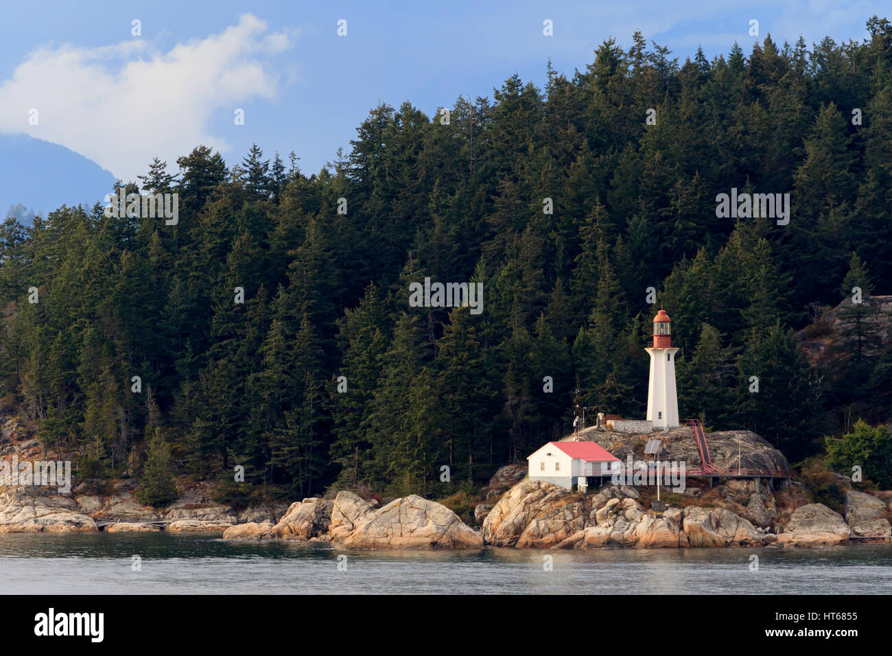 Point Atkinson Lighthouse, Vancouver, Britisch-Kolumbien, Kanada, Nordamerika Stockfoto