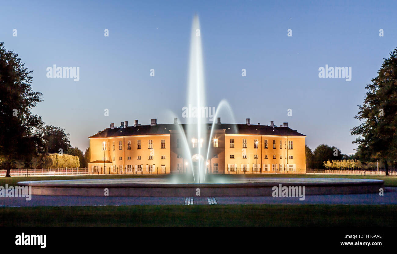 Frederiksberg Palast (Frederiksberg Slot) ist eine barocke Residenz befindet sich in Frederiksberg. Der Palast diente als die dänische Königsfamilie Sommer resid Stockfoto