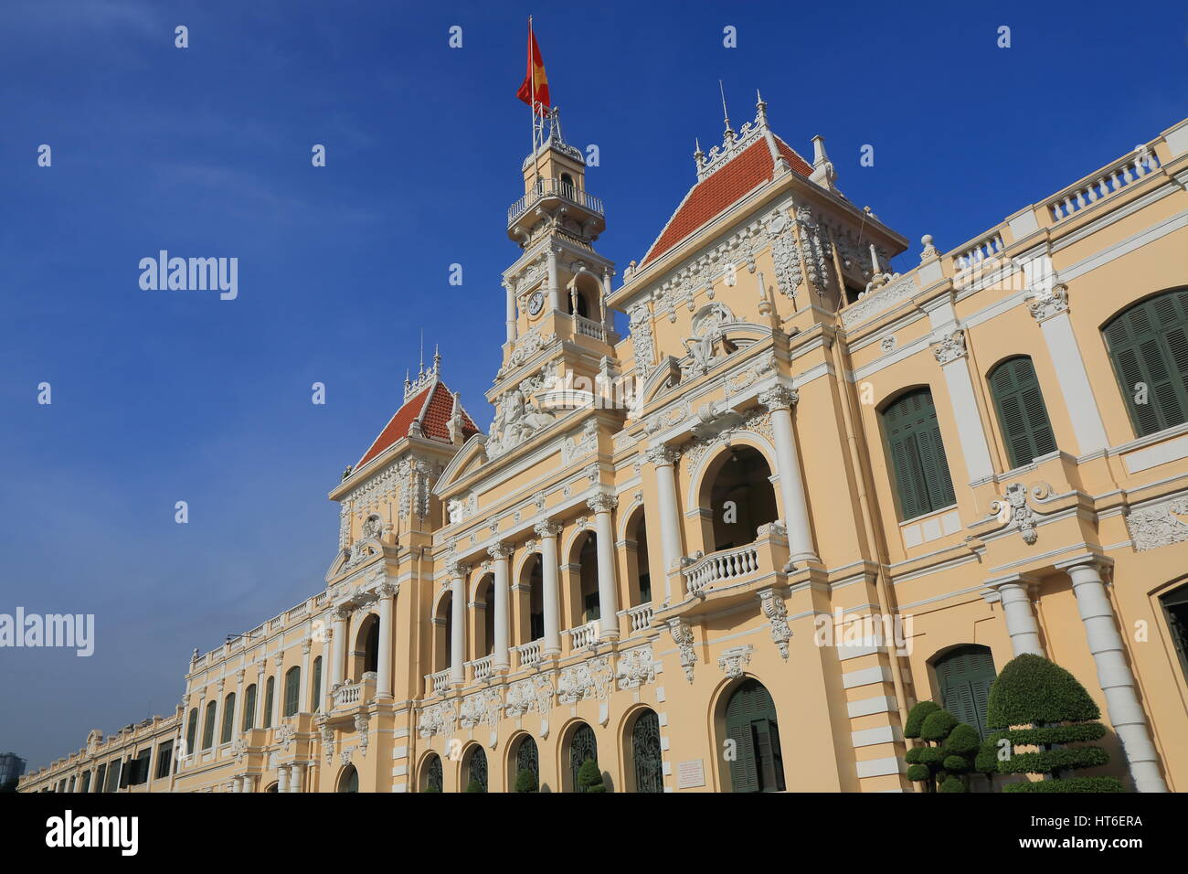 Rathaus in Ho Chi Minh Stadt Saigon Vietnam Stockfoto