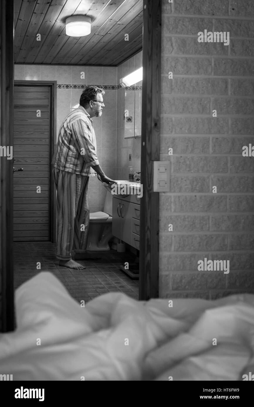 Morgen-Routinen Stockfoto