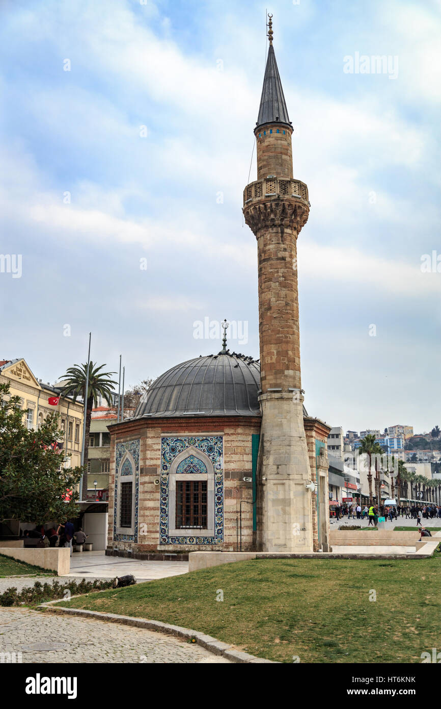 Konak-Moschee in Konak Square in Izmir, Türkei Stockfoto