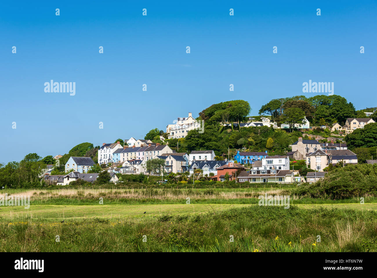 Strafrechtlich, Tenby, Wales, UK Stockfoto