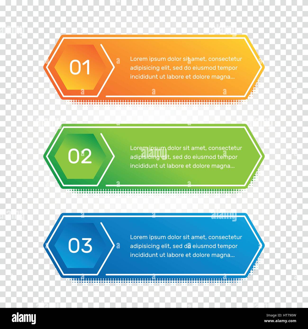 Layout-Workflow. Bunten Menü für app-Schnittstelle zu skizzieren. Optionen. Webdesign von Schaltflächen Elemente. Infografik-1. (2) 3. Vektor-Vorlage. Text-Abbildung. Stock Vektor