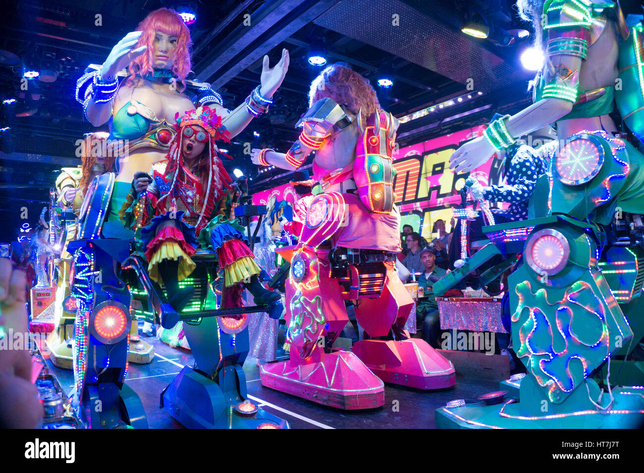 Robot-Show In Tokio, Japan Stockfoto