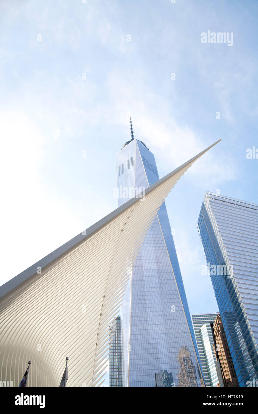 Die Oculus und World Trade Center Stockfoto