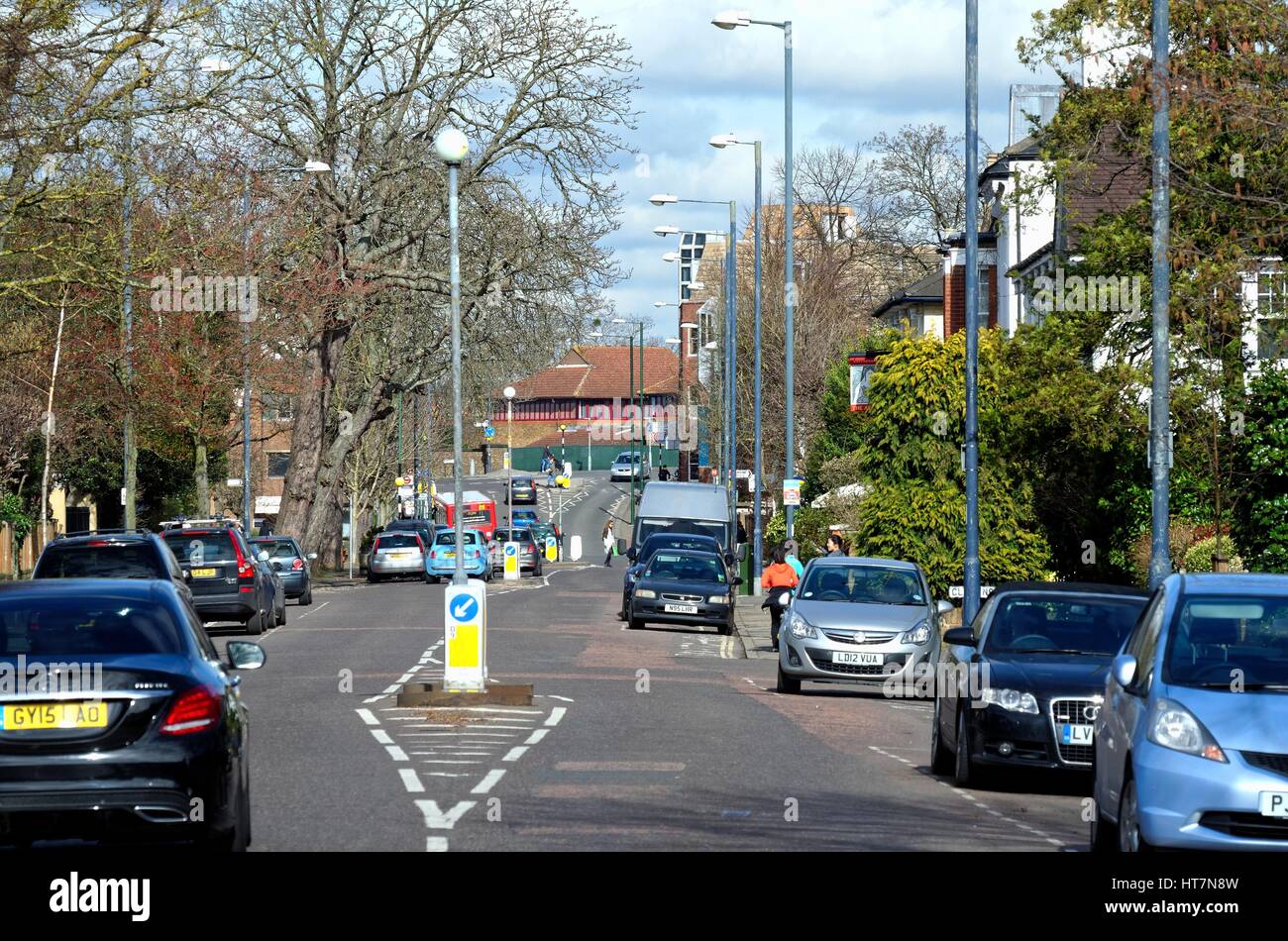 Park Road Teddington West London UK Stockfoto