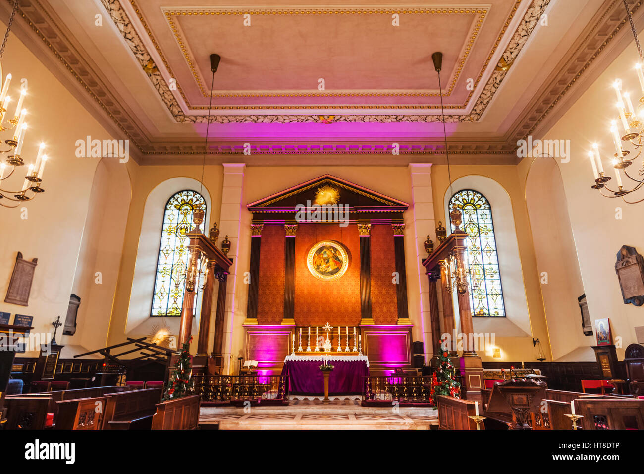 England, London, Covent Garden, St. Pauls-Kirche Stockfoto