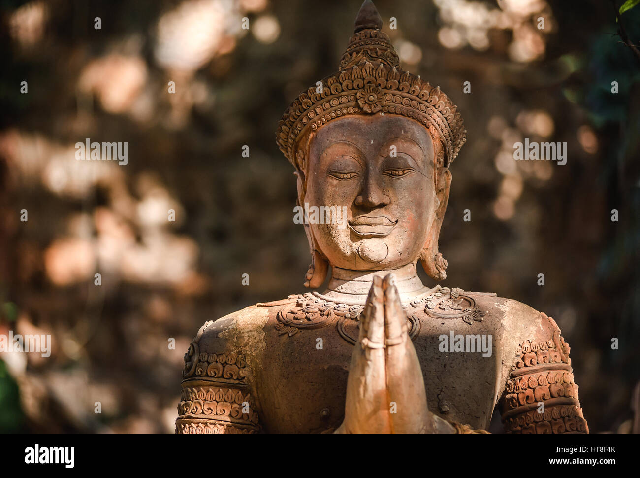 Buddha Skulptur, Terrakotta Garten, Chiang Mai, NordThailand, Thailand