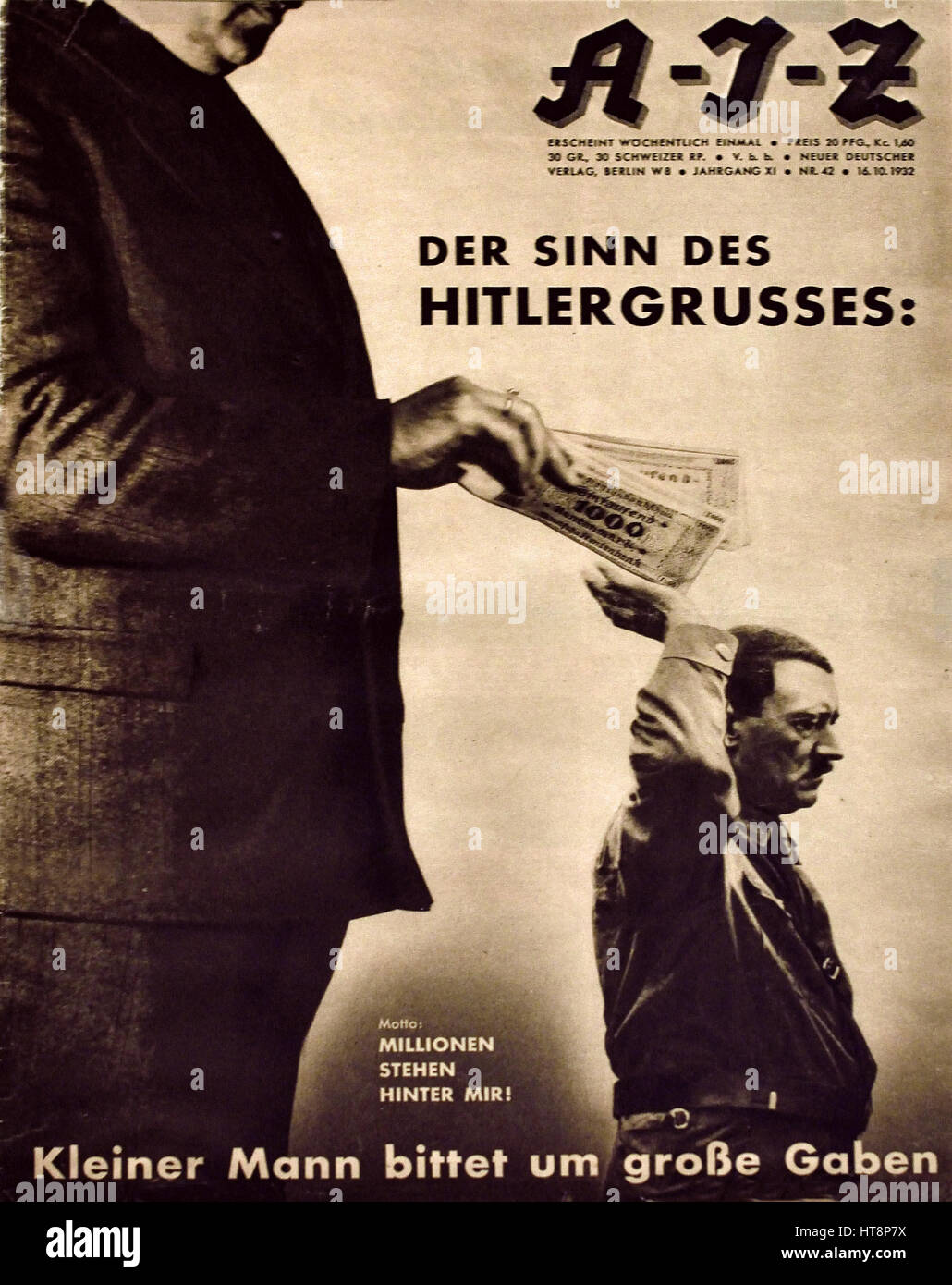 Adolf Hitler - Nazi-Deutschland Berlin Zweiter Weltkrieg Stockfoto