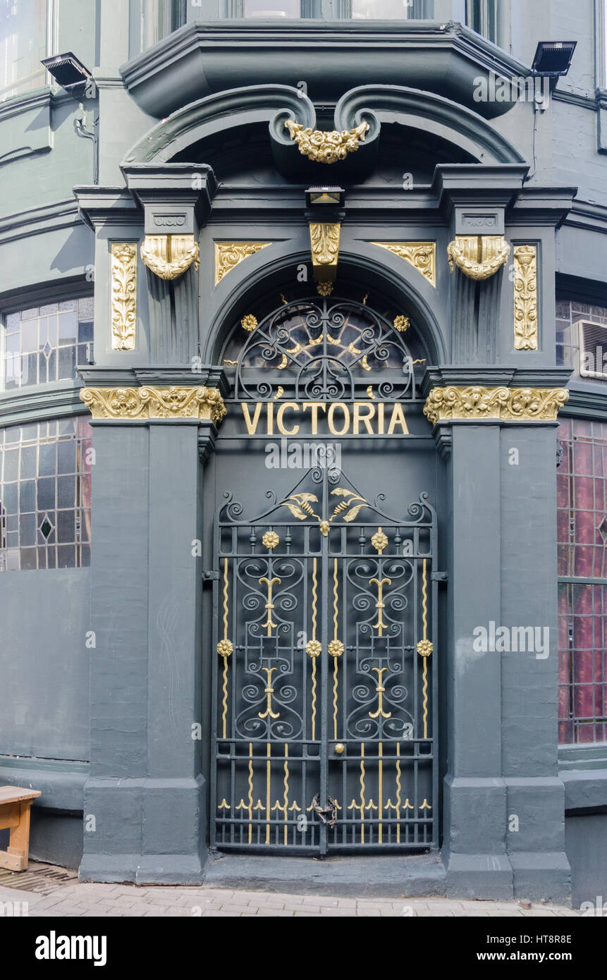 Das Victoria viktorianische Theater Pub in John Bright Street, Birmingham Stockfoto