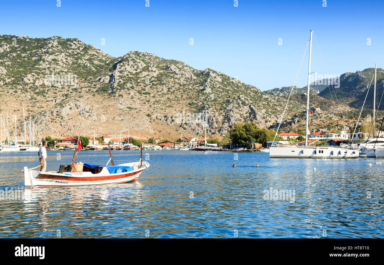 Selimiye, Bozburun Halbinsel, Türkei Stockfoto