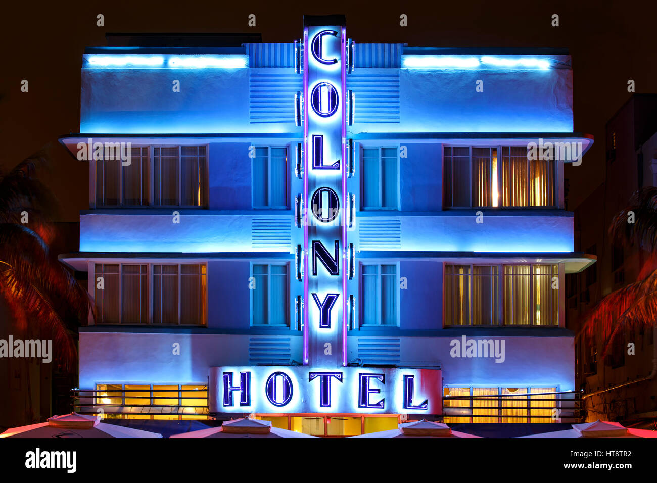 Colony Hotel South Beach, Miami Beach, Florida Stockfoto