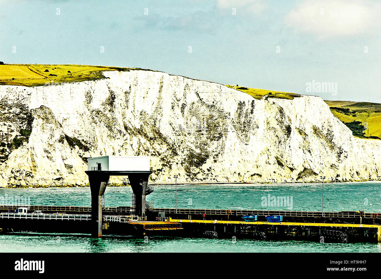 Kreidefelsen von Dover Stockfoto