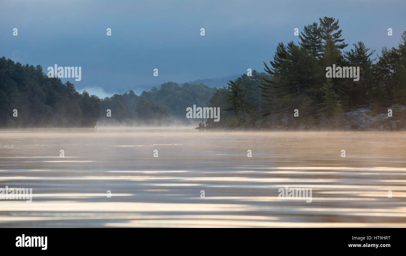 Charlton-See in der Dämmerung, Ontario, Kanada Stockfoto