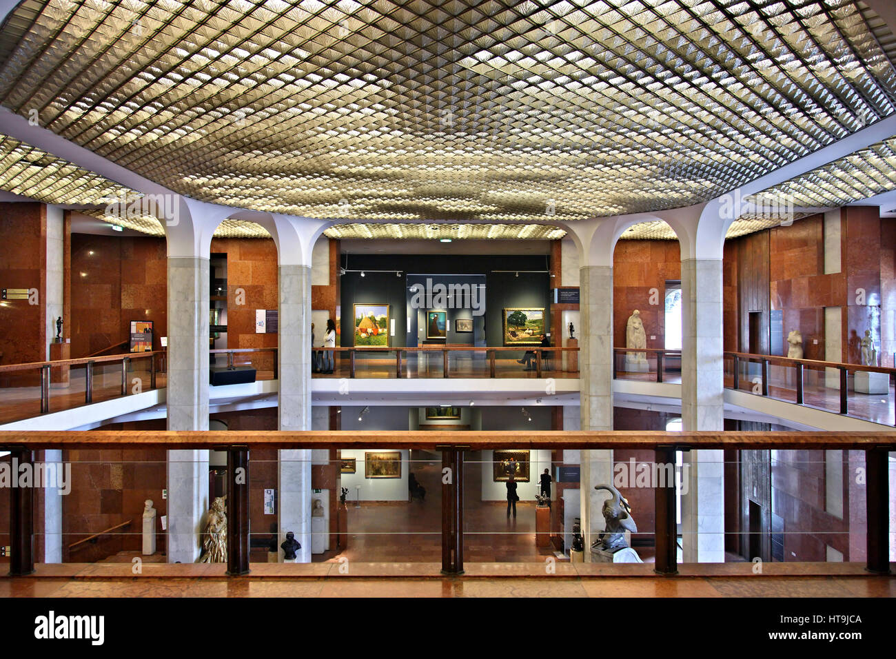 In der Ungarischen Nationalgalerie befindet sich in den königlichen Palast, Budaer Burg in Budapest, Ungarn Stockfoto