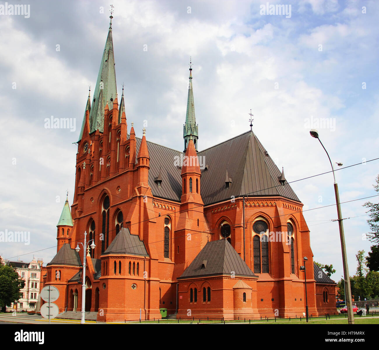Kirche St. Catherine, Torun, Polen Stockfotografie Alamy