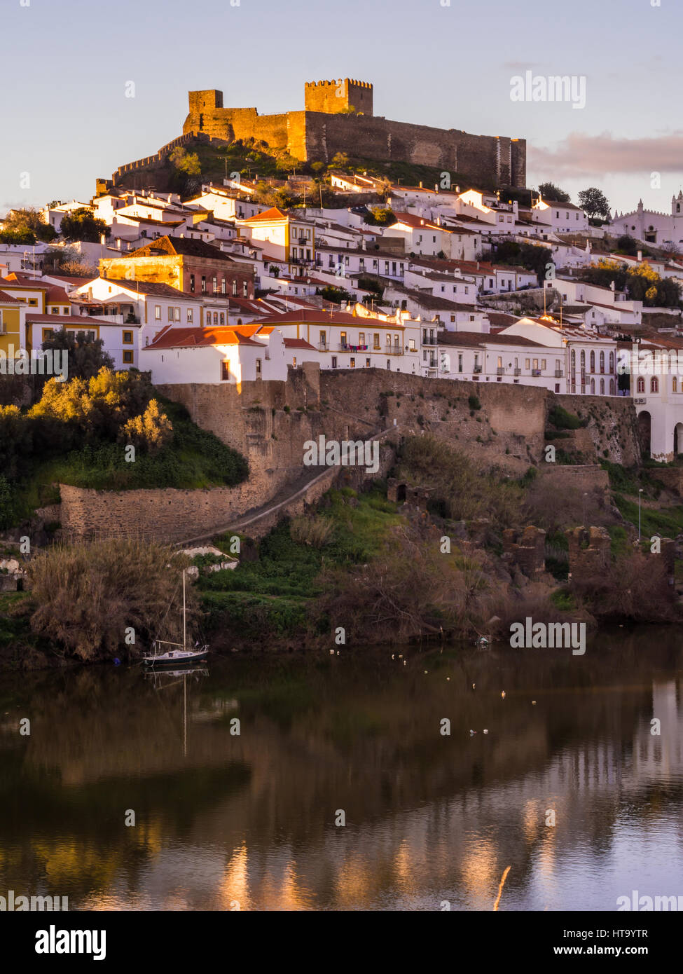 Mertola in Alentejo Region in Südportugal. Stockfoto