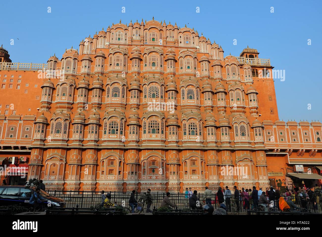 Jaipur, Hawa Mahal Indien Rajasthan Stockfoto
