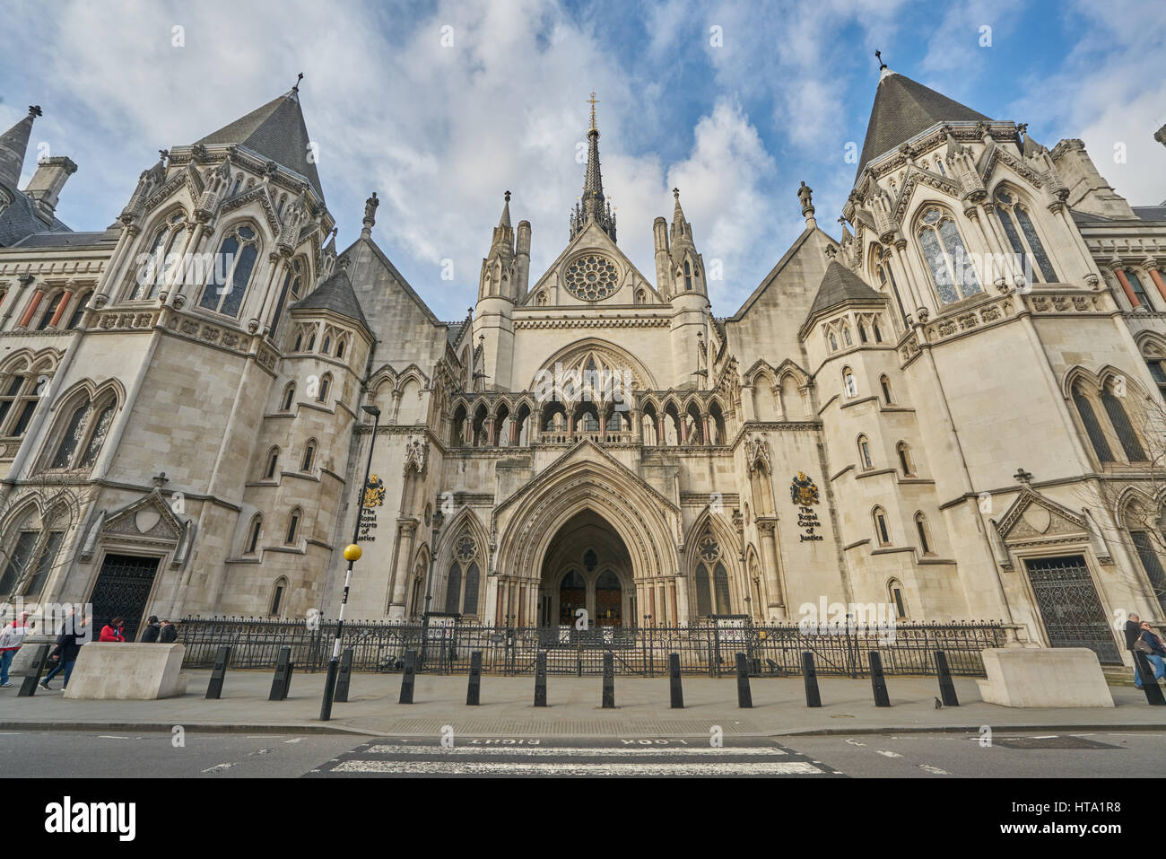 königlichen Gerichten Gerechtigkeit High Court London Stockfoto