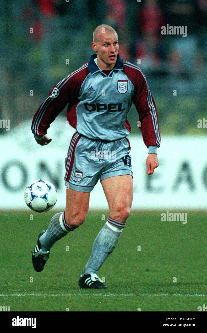 CARSTEN JANCKER FC BAYERN München 5. März 1999 Stockfoto