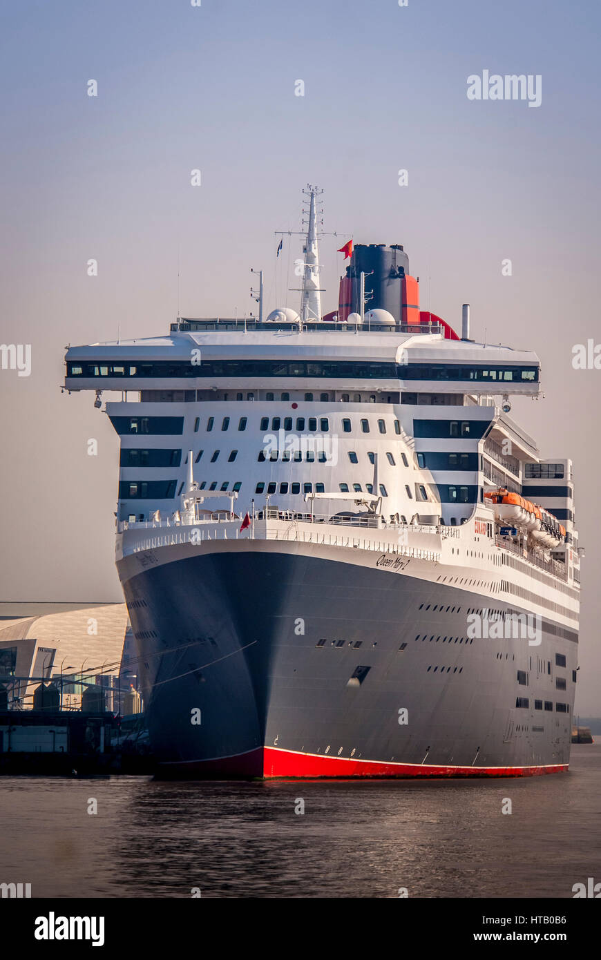 Cunard Cruie Schiff Queen Mary 2 Stockfotografie Alamy