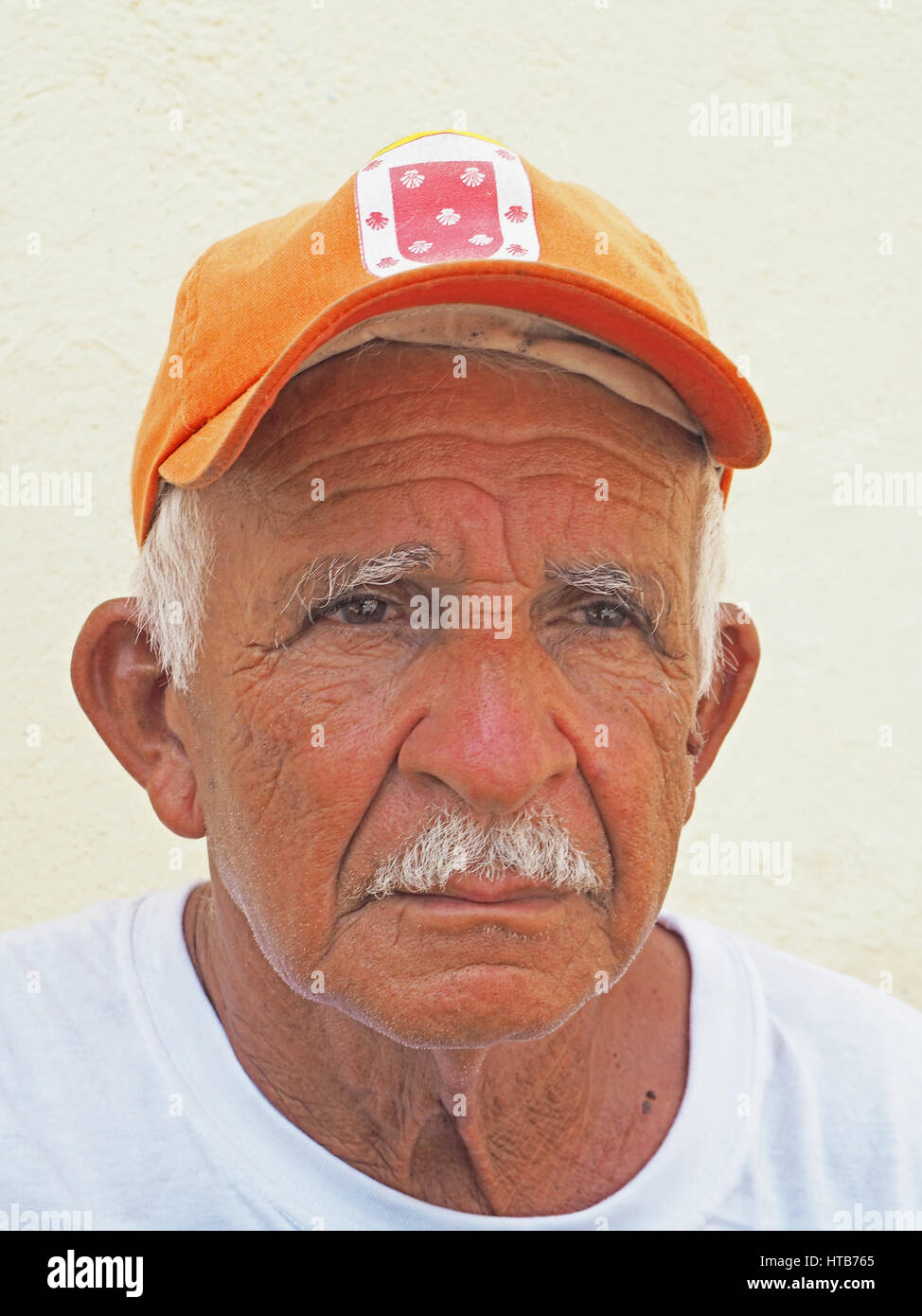 Älterer kubanischer Mann in Santiago De Cuba. Stockfoto