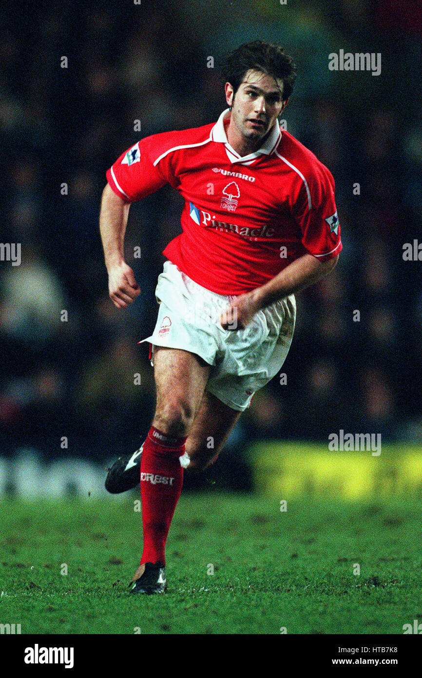 ANDY JOHNSON NOTTINGHAM FOREST FC 10. Januar 1999 Stockfoto